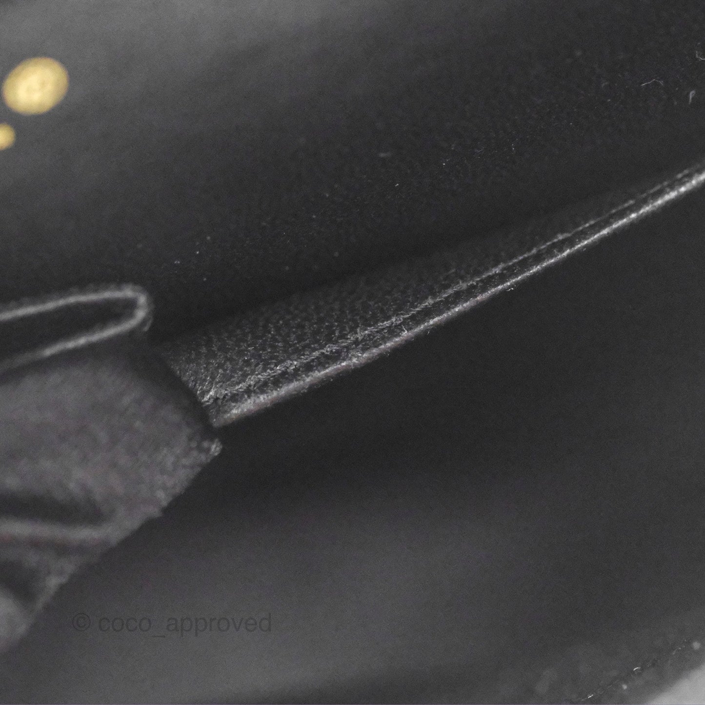 Chanel Small Quilted Classic Flap Black Caviar 24K Gold Hardware