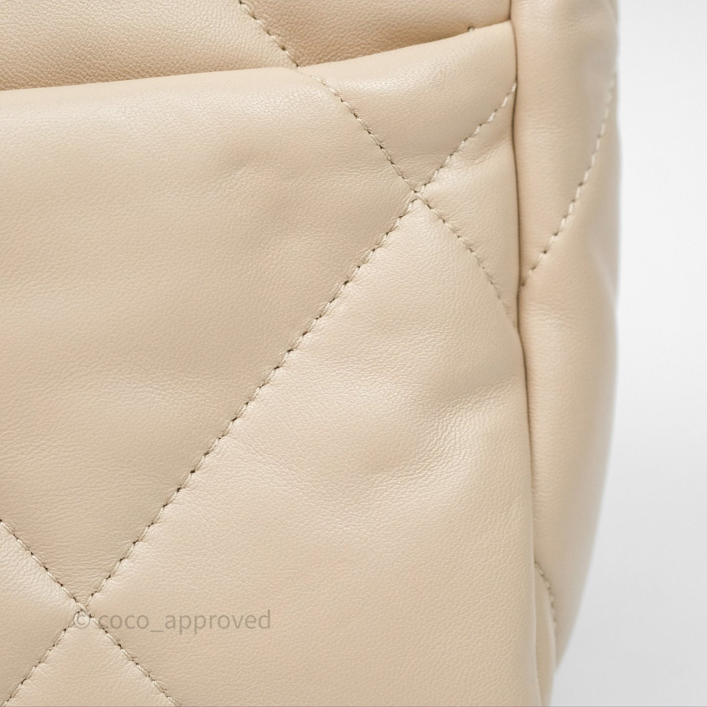 Chanel 19 Small Beige Mixed Hardware