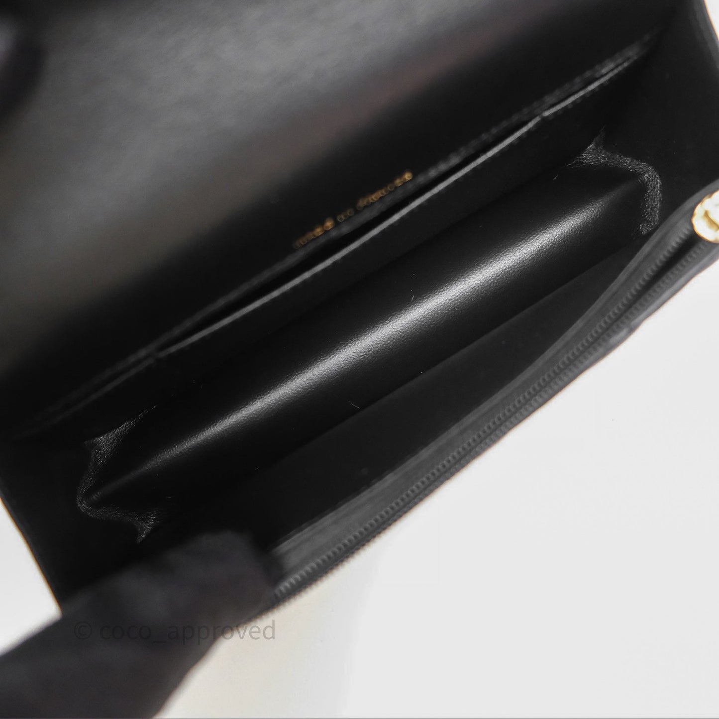Chanel Top Handle Mini WOC Black Lambskin Gold Hardware