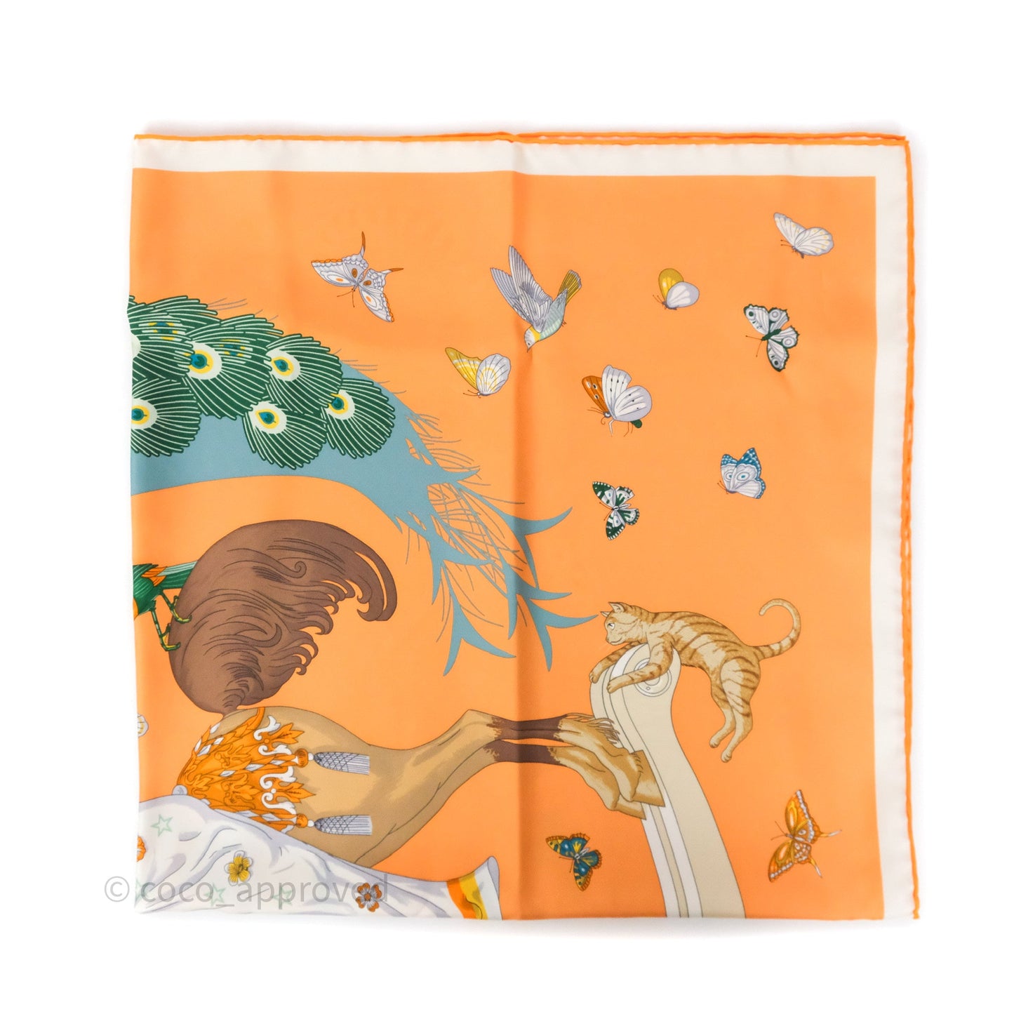 Hermes Story Silk Scarf 90