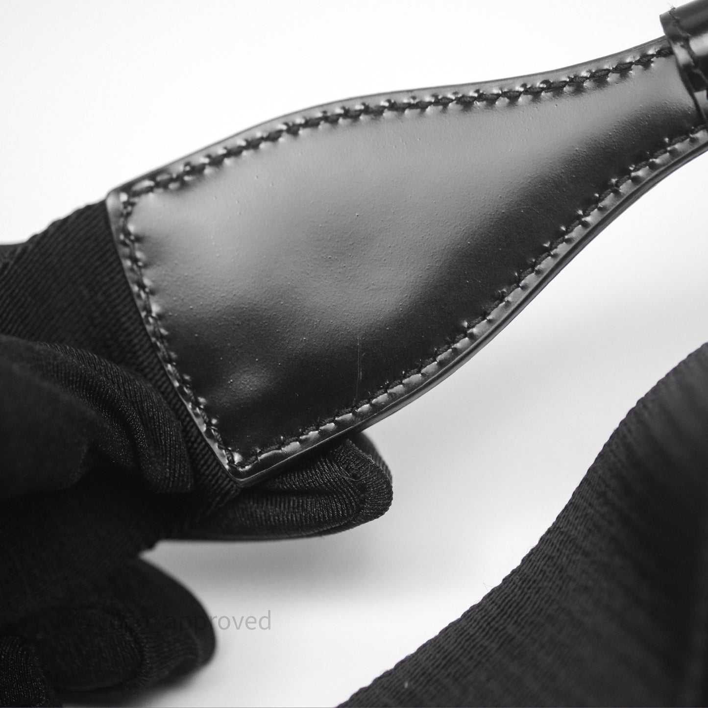 Prada Triangle Crystal Bag Black