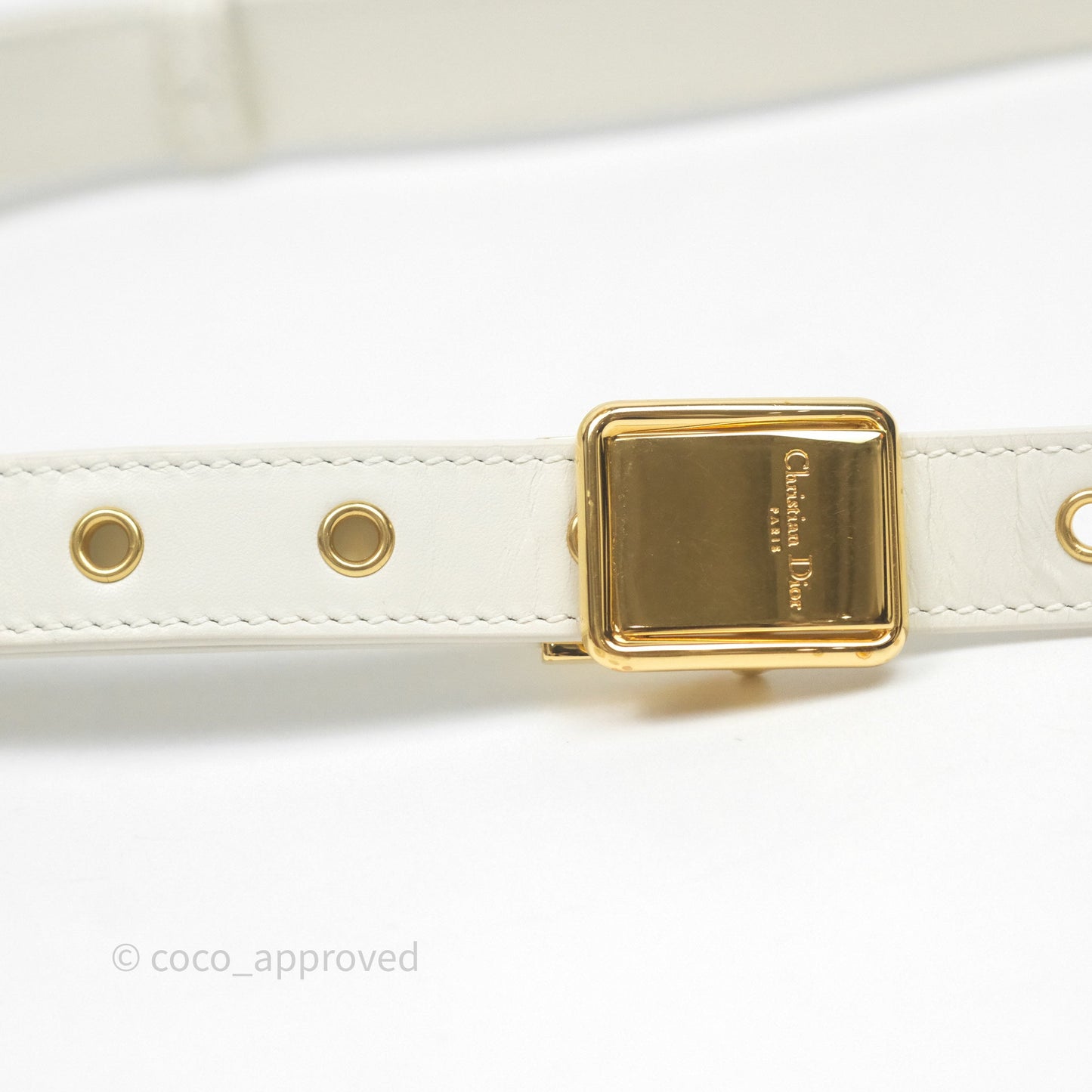 Christian Dior Medium Bobby Flap White Box Calfskin