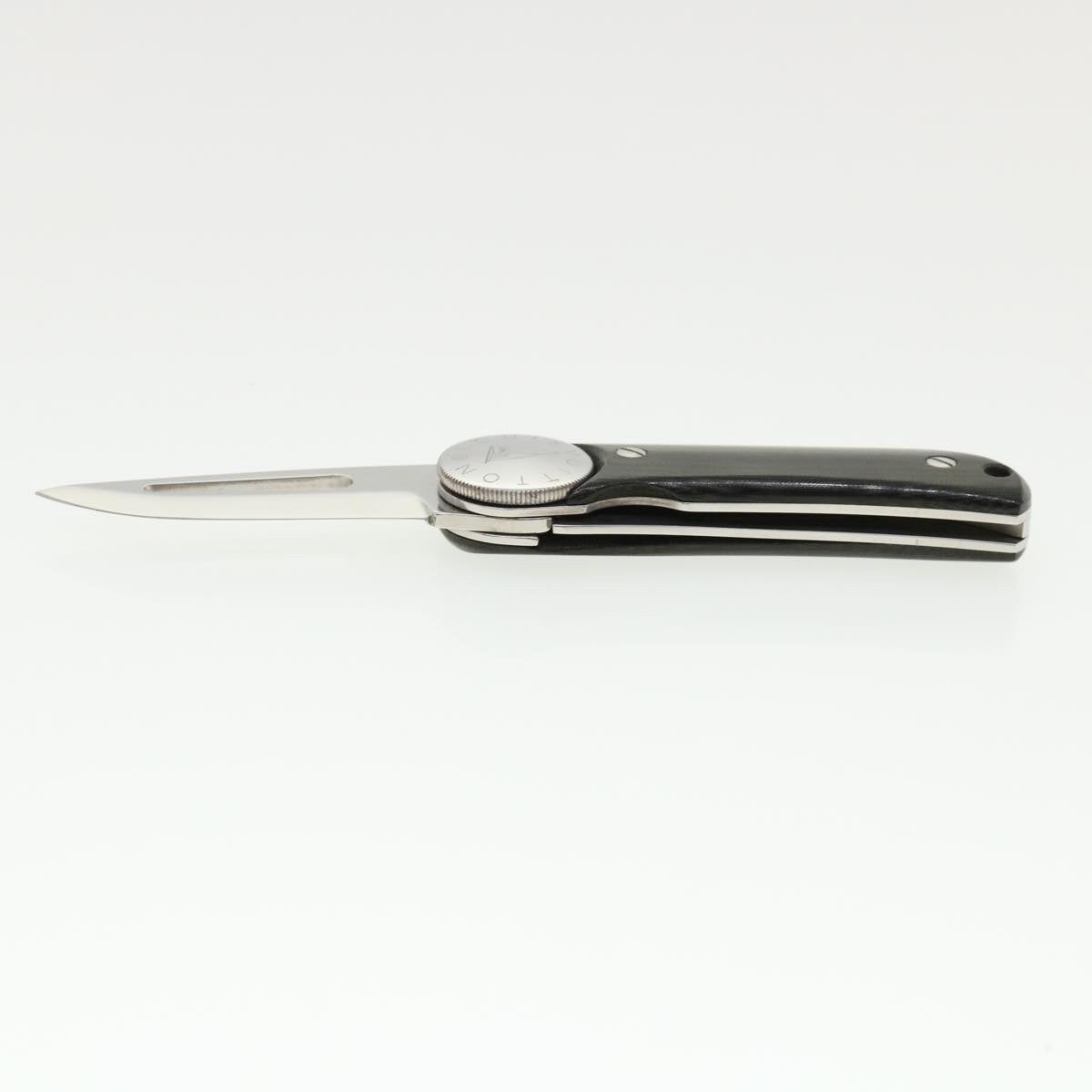 LOUIS VUITTON LV CUP Black Linen Micarta Surcouf Sea Knife M80023 LV 31447A