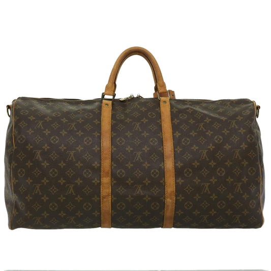 LOUIS VUITTON Monogram Keepall Bandouliere 60 Boston Bag M41412 LV 31488