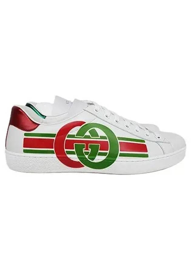 Luxury Gucci Trending 2025 Ace Interlocking G Low Top Sneakers White