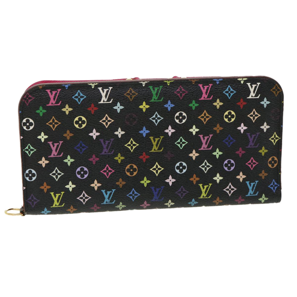 LOUIS VUITTON Multicolor Portefeuille Insolite Wallet Black M93754 31519