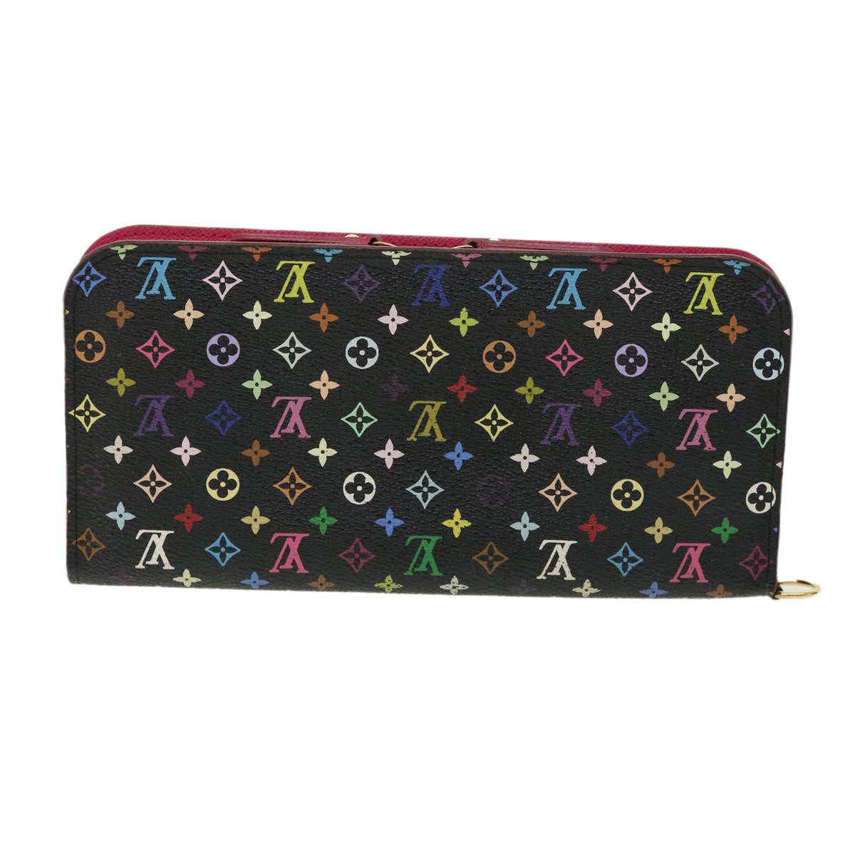 LOUIS VUITTON Multicolor Portefeuille Insolite Wallet Black M93754 31519