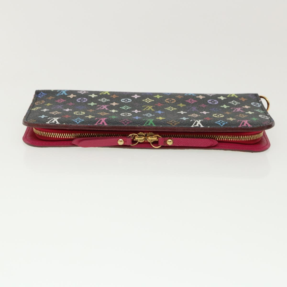 LOUIS VUITTON Multicolor Portefeuille Insolite Wallet Black M93754 31519