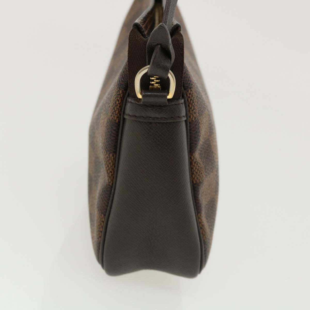 LOUIS VUITTON Damier Ebene Trousse Makeup Hand Pouch N51982 LV 31570