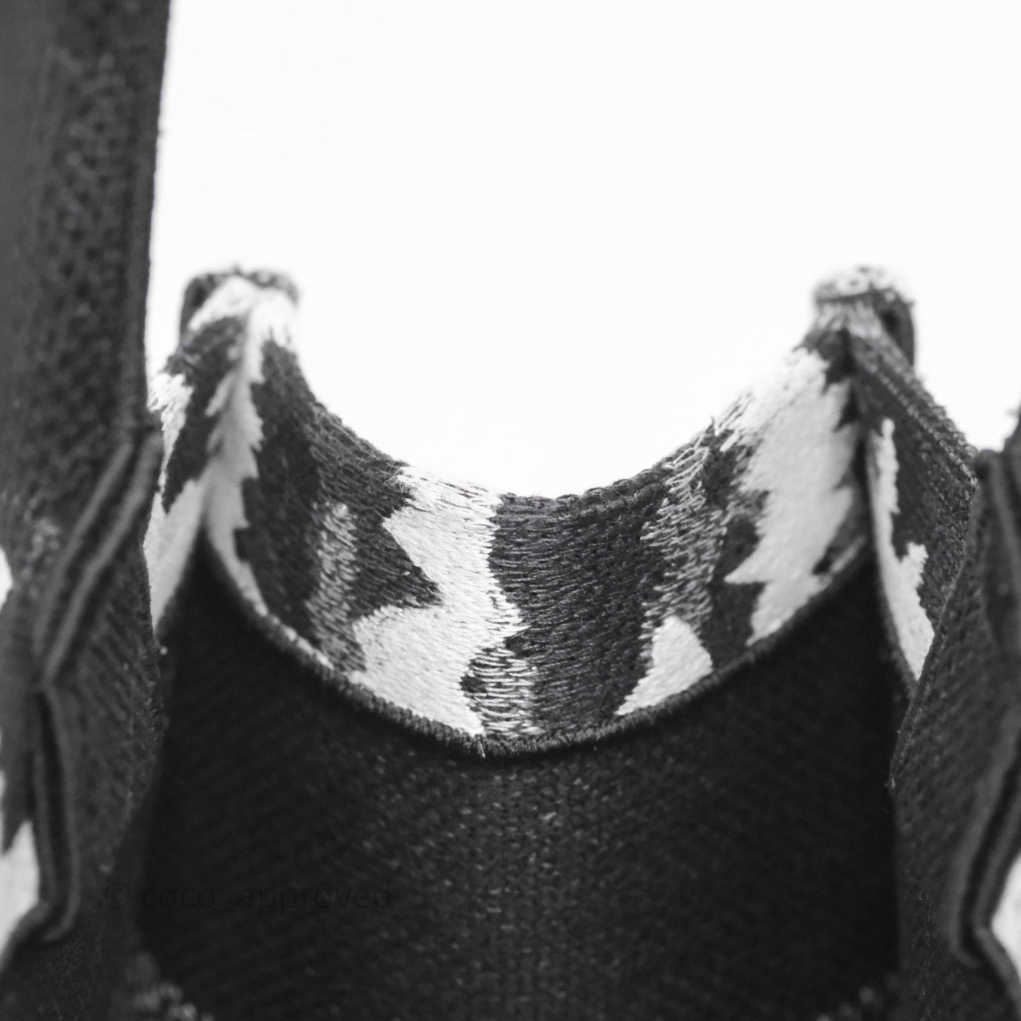Dior Medium Book Tote Paris Embroidered Black White