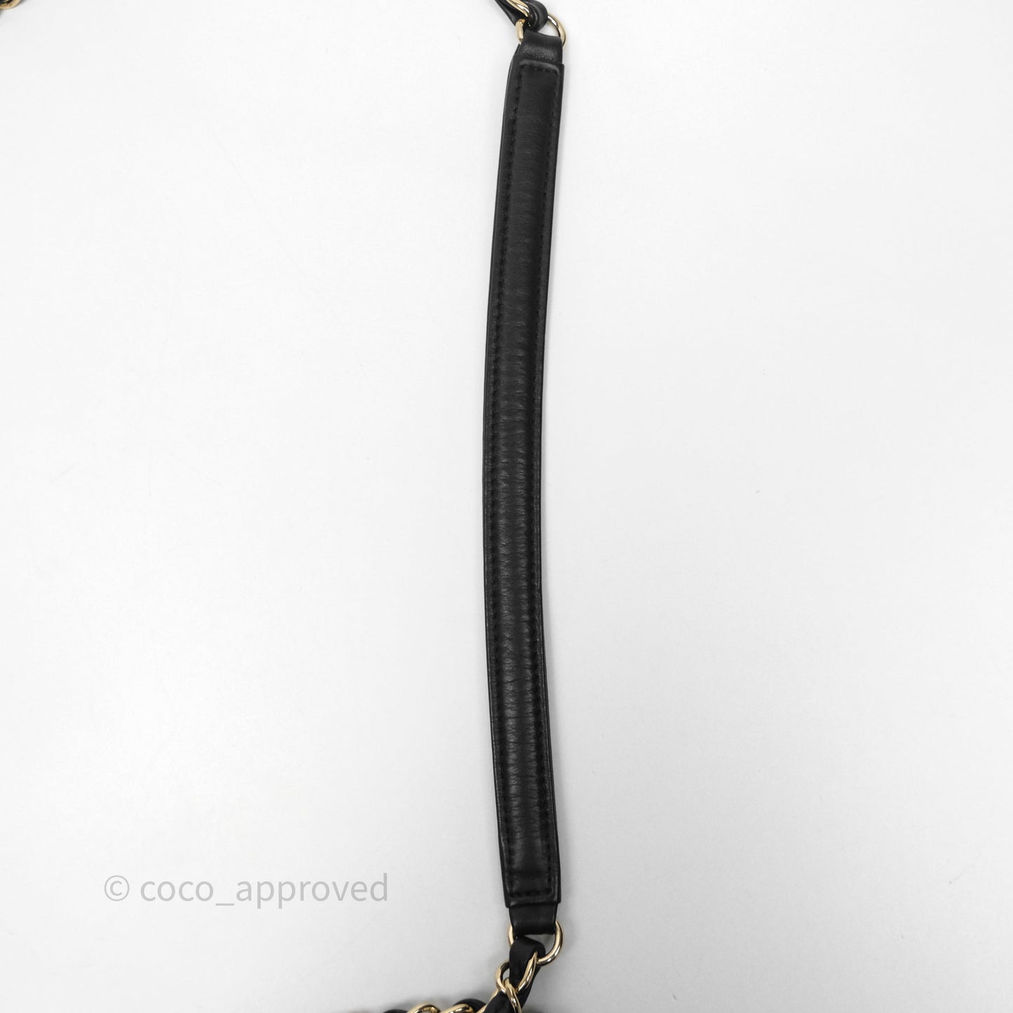 Chanel Medium Sand By The Sea PVC Flap Black Lambskin Gold Hardware