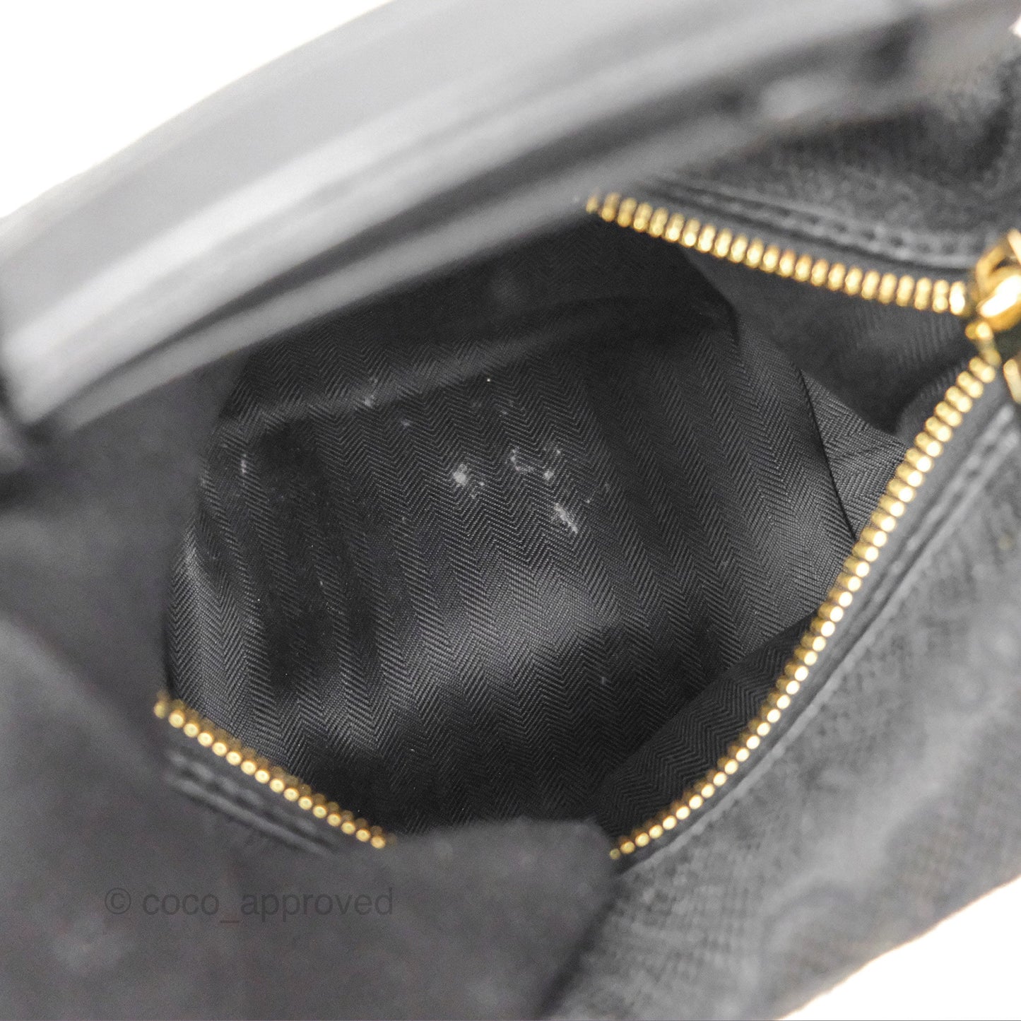 Loewe Small Cubi bag in Anagram Jacquard & Calfskin Black