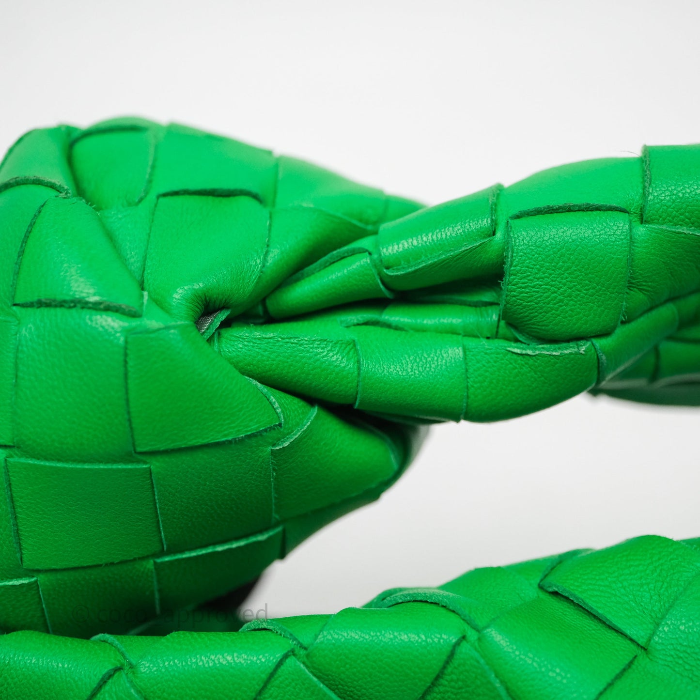 Bottega Veneta Mini Jodie Bag Green Intrecciato Lambskin