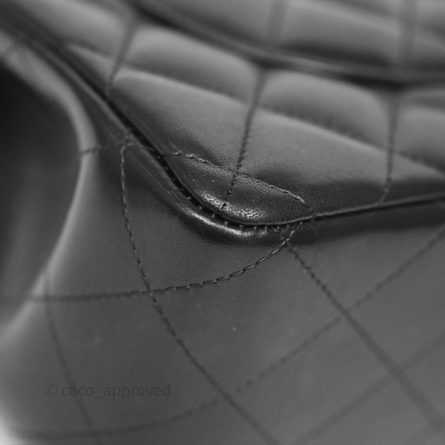Chanel Jumbo Double Flap Black Lambskin Silver Hardware⁣⁣