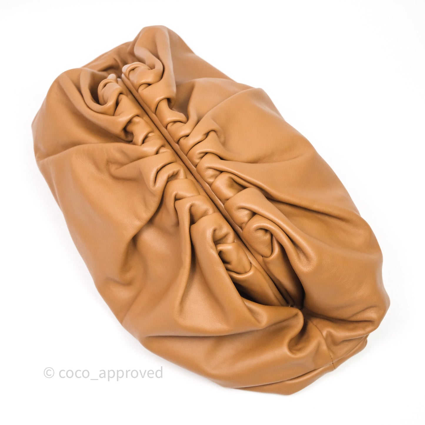 Bottega Veneta The Pouch Camel Butter Calfskin