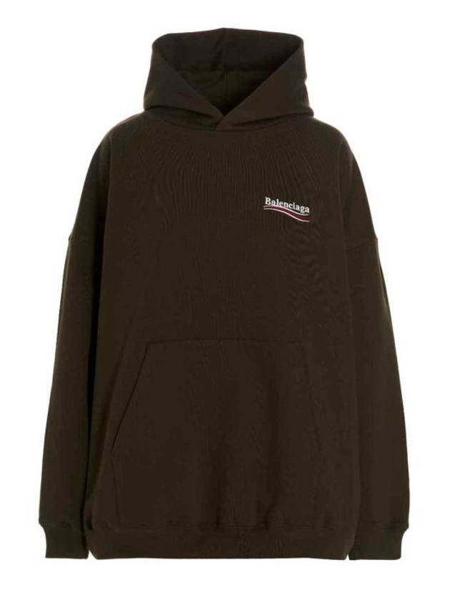 Luxury Balenciaga Political Campaign Oversized Fit Hoodie Green