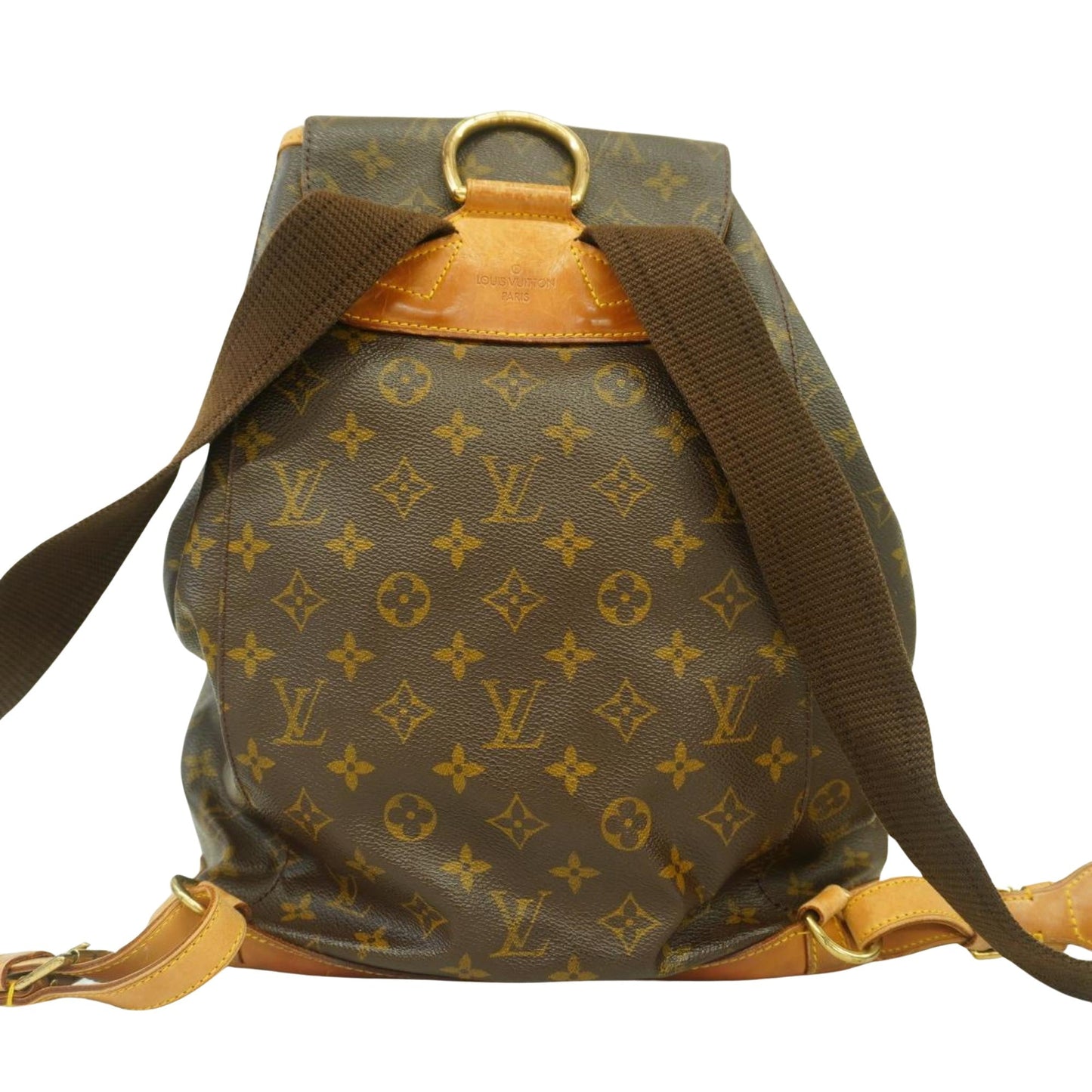 Louis Vuitton Montsouris Gm  Canvas Backpack Bag ()