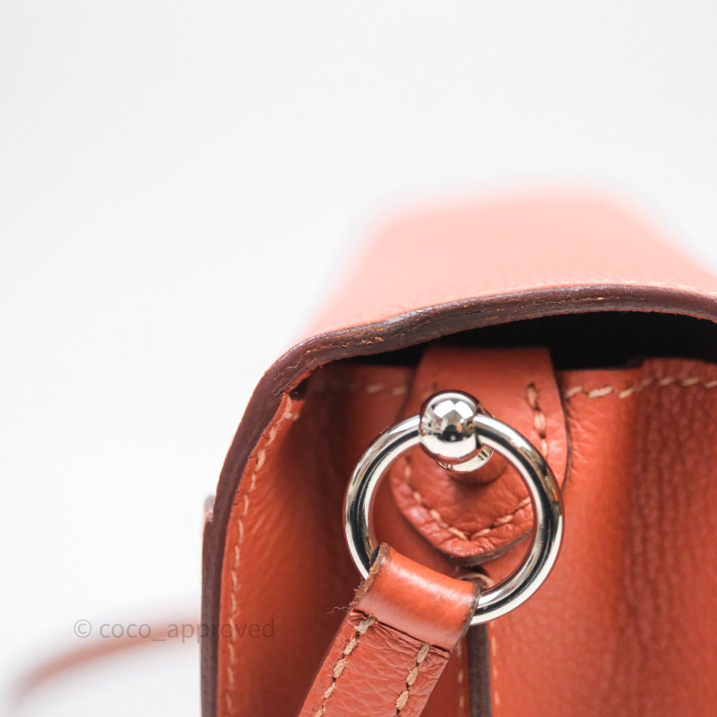 Hermès Roulis Mini 18 Evercolor AH Brush/ Rose Jaipur T5 Palladium Hardware