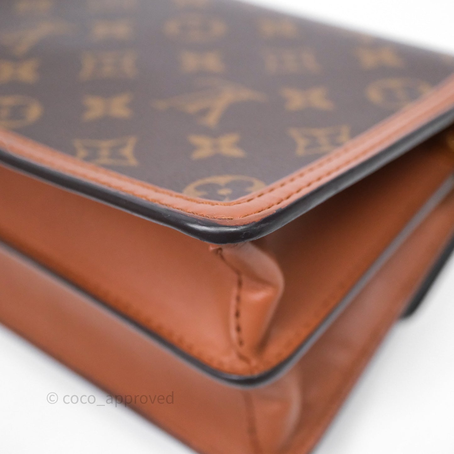 Louis Vuitton Mini Dauphine Monogram Tan Calfskin