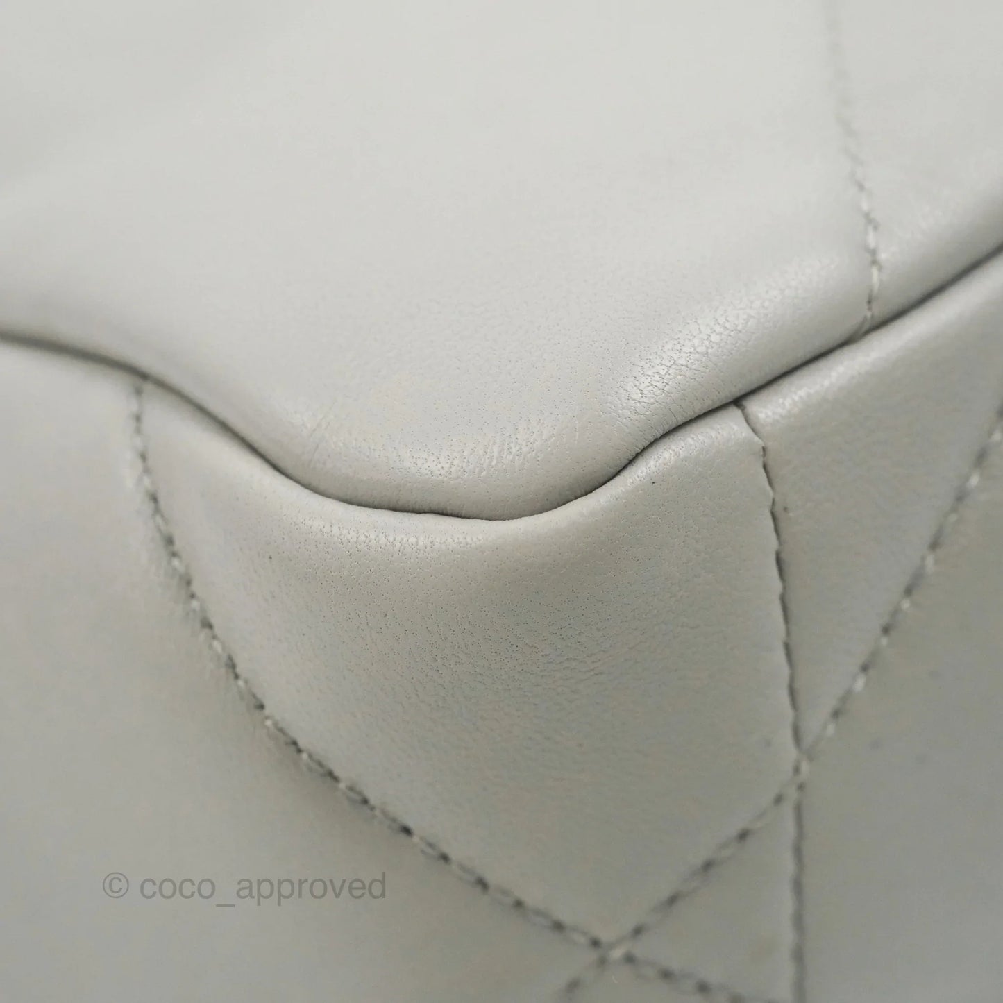 Chanel 19 Small Grey Lambskin Mixed Hardware