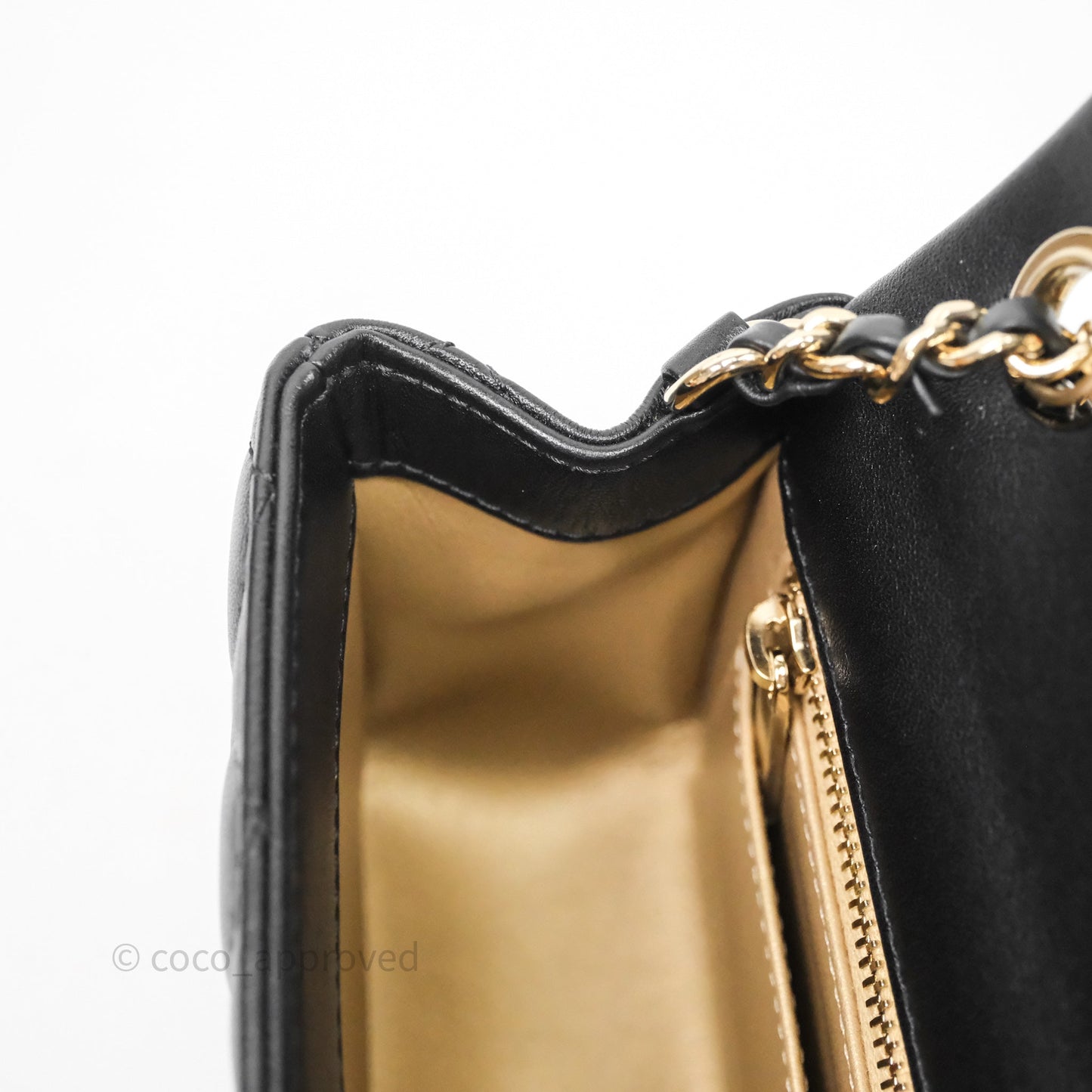 Chanel Ball Crush Mini Rectangular Black Lambskin Gold Hardware