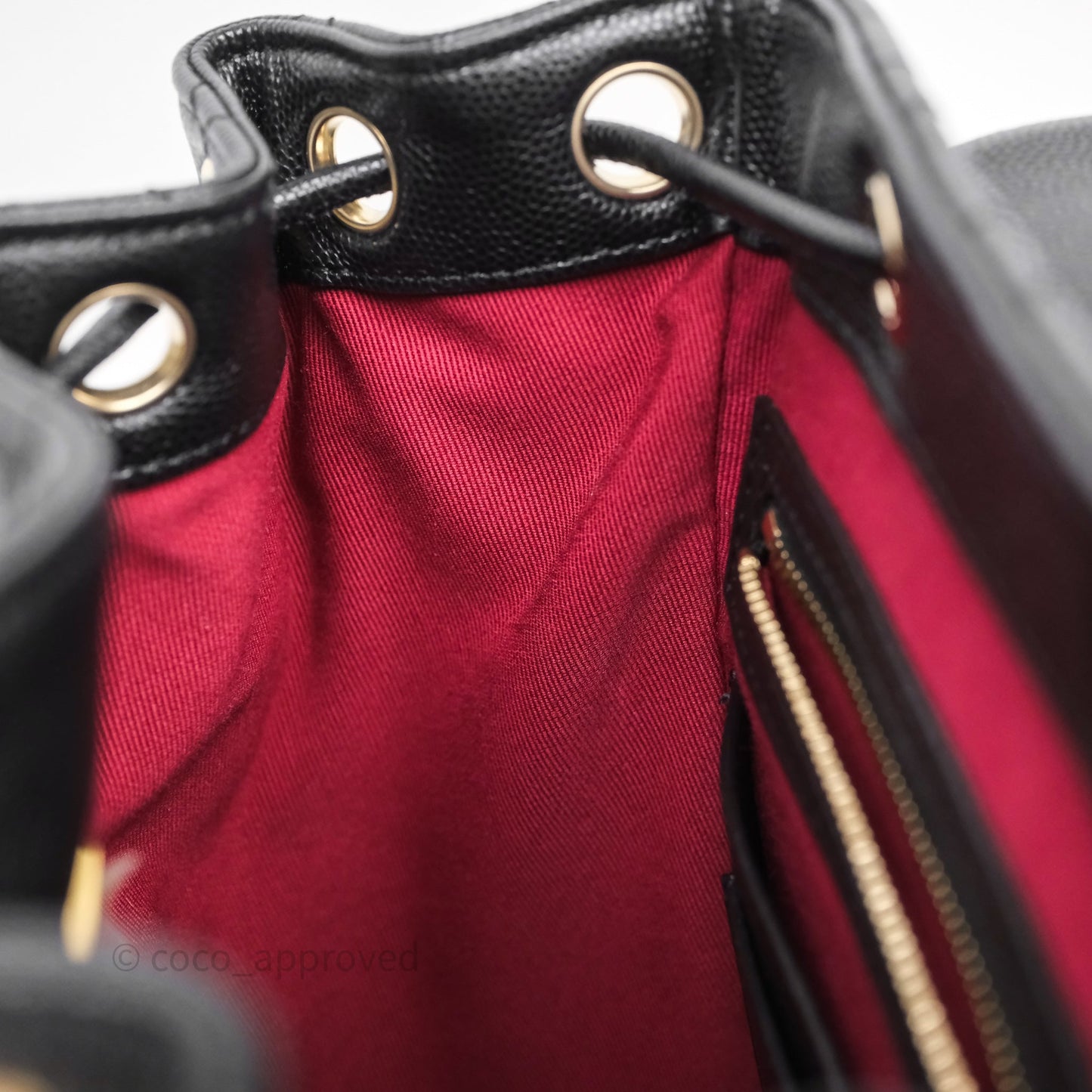 Chanel Urban Spirit Mini Black Caviar Backpack Gold Hardware