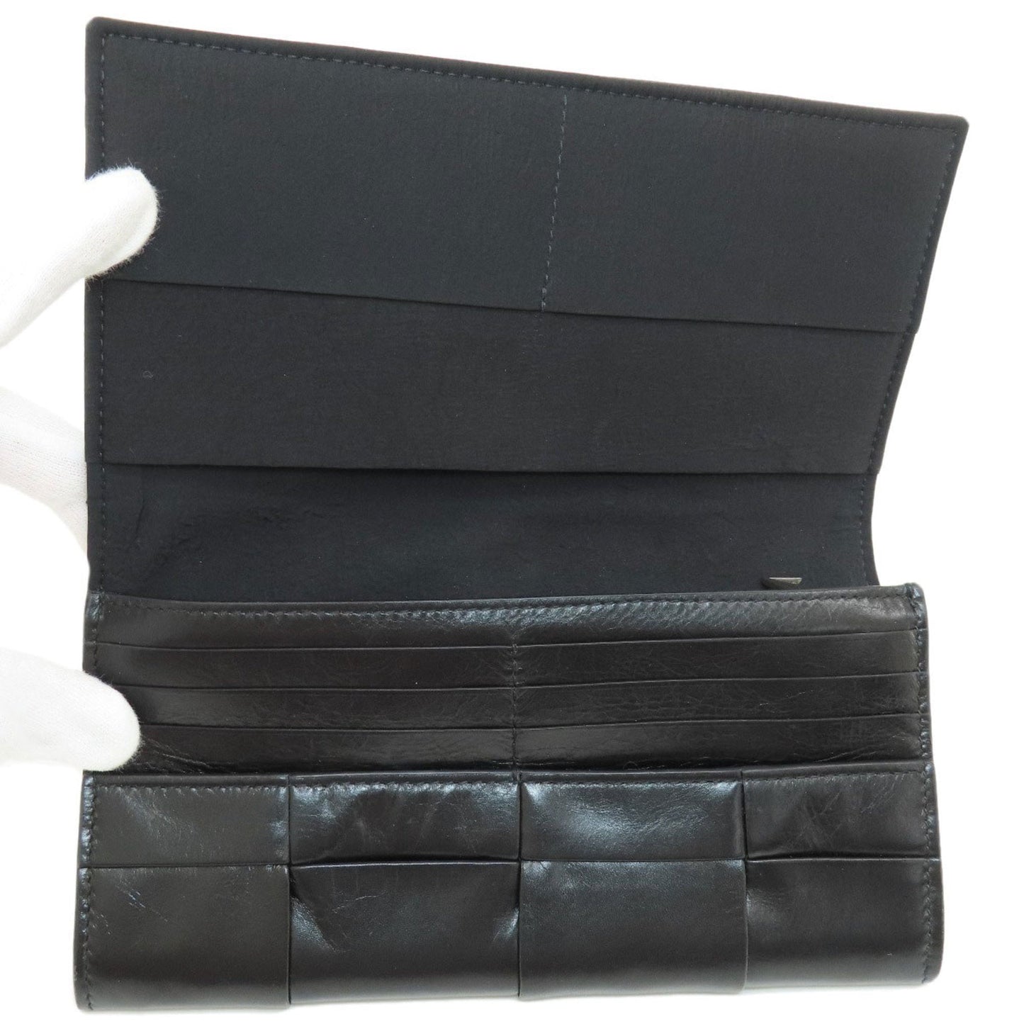 Luxury Bottega Veneta  Leather Long Wallet (Bi-Fold) ()