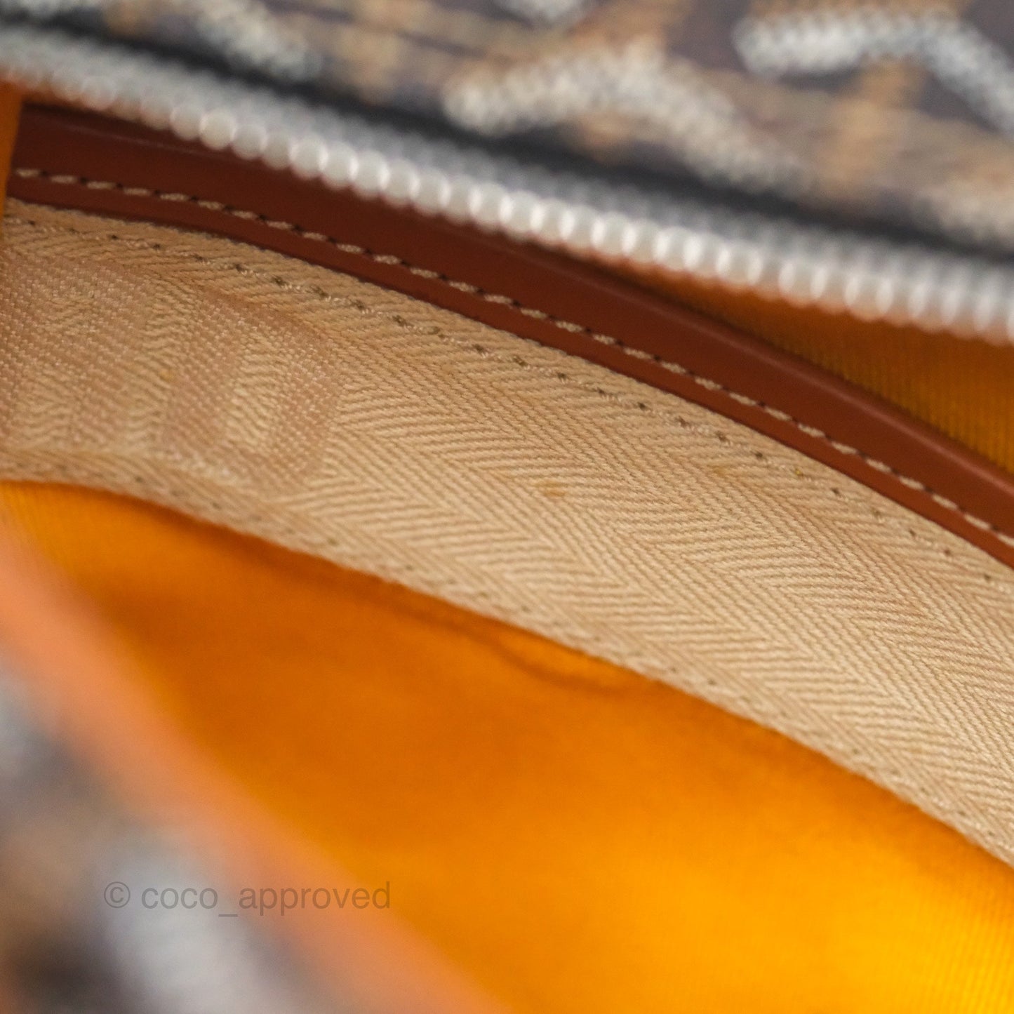 Goyard Saint Martin Bag Goyardine Canvas Black/ Tan