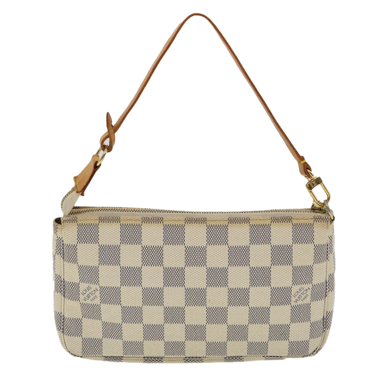 LOUIS VUITTON Damier Azur Pochette Accessoires Pouch N41207 LV 31962