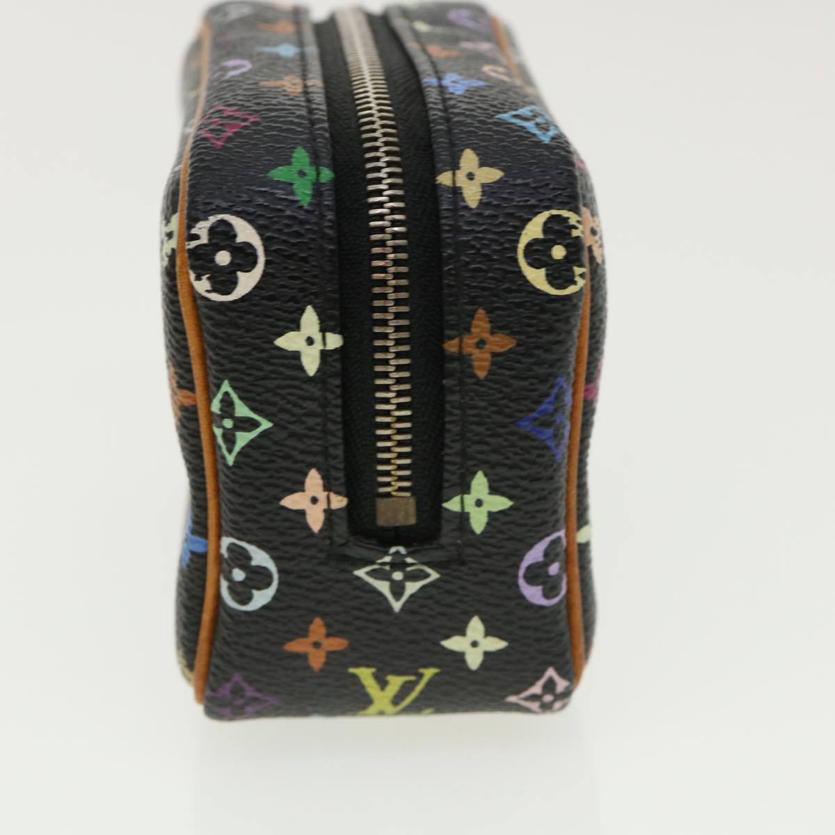 LOUIS VUITTON Monogram Multicolor Trousse Wapity Pouch Black M58034 31971
