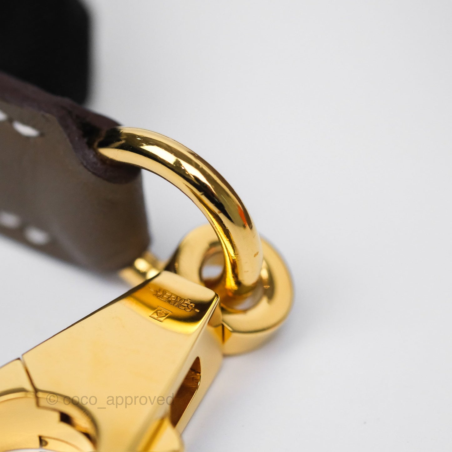 Hermès Retourne Kelly 25 Etoupe 18 Swift Gold Hardware