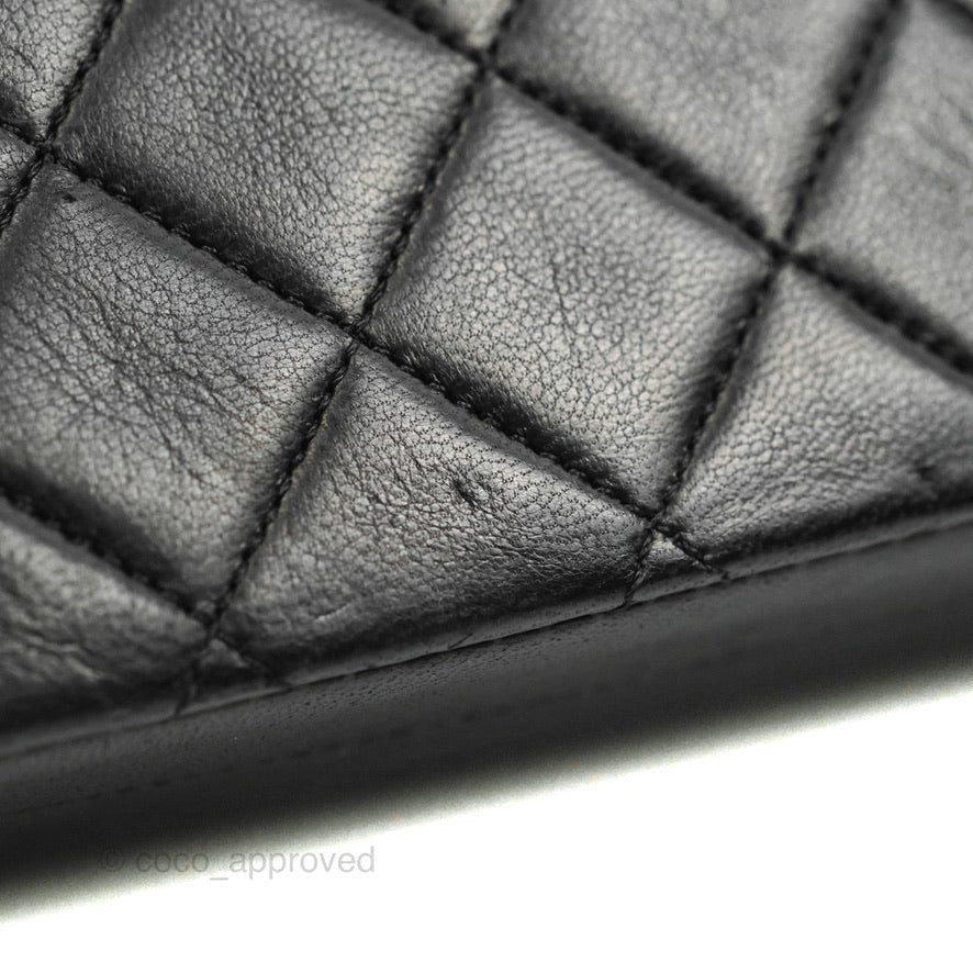 Chanel Vintage Round Flap Bag Quilted Lambskin Gold Hardware