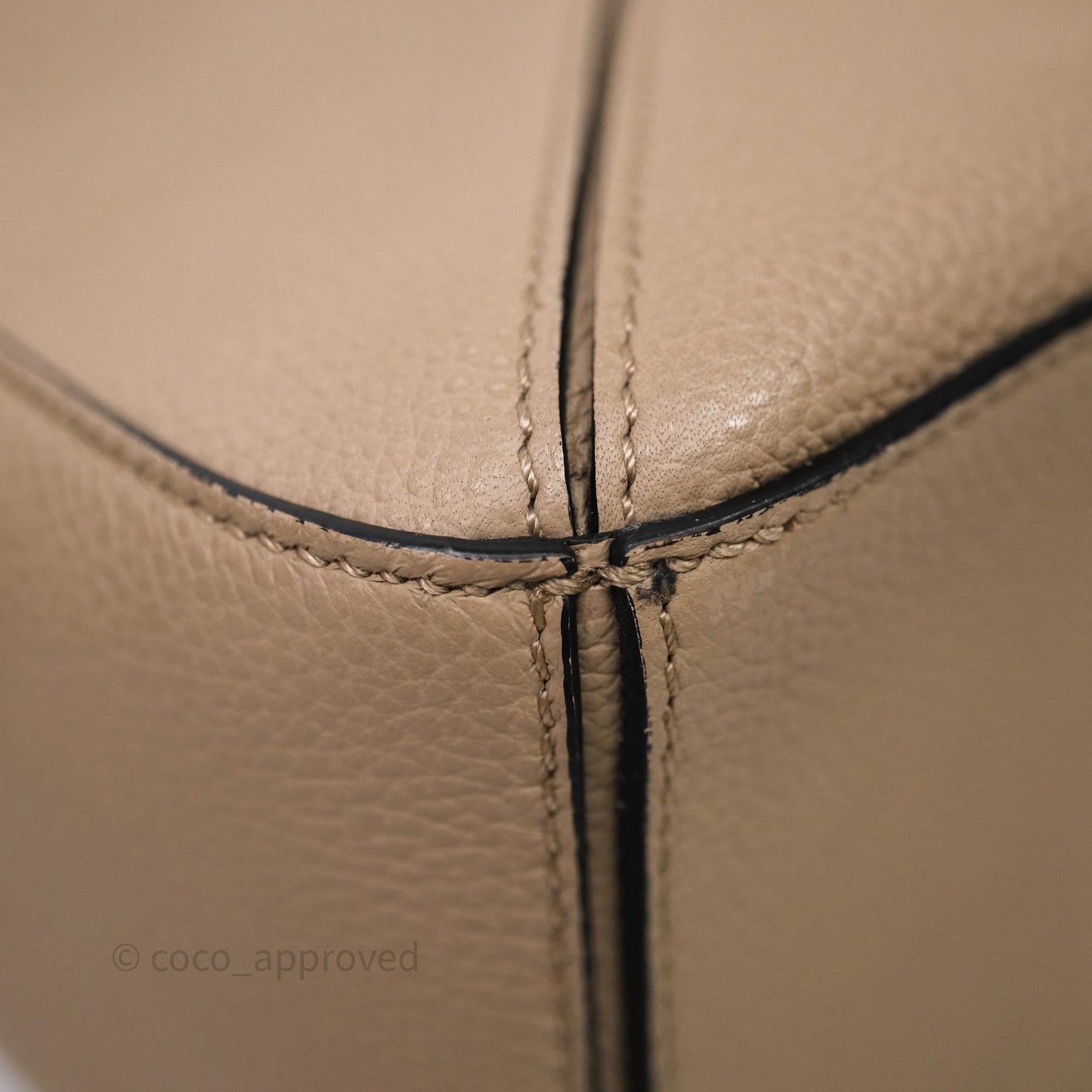 Loewe Small Puzzle Bag Sand Mink Grained Calfskin