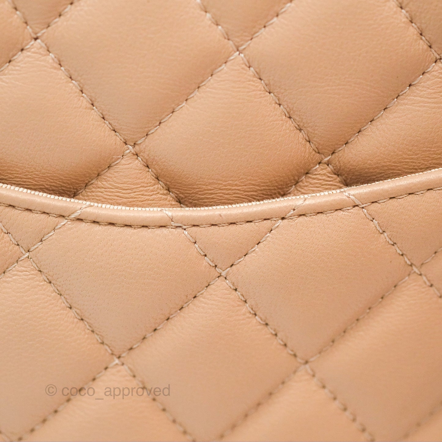 Chanel Quilted Small Urban Spirit Backpack Beige Lambskin Silver Hardware