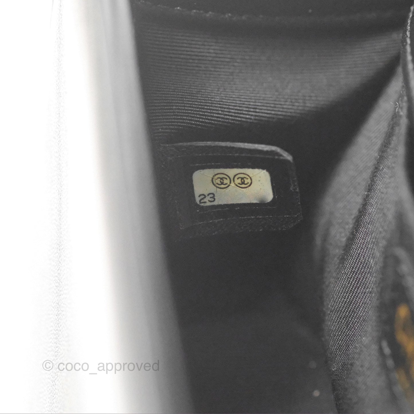 Chanel Small Boy Chevron Black Lambskin Gold Hardware