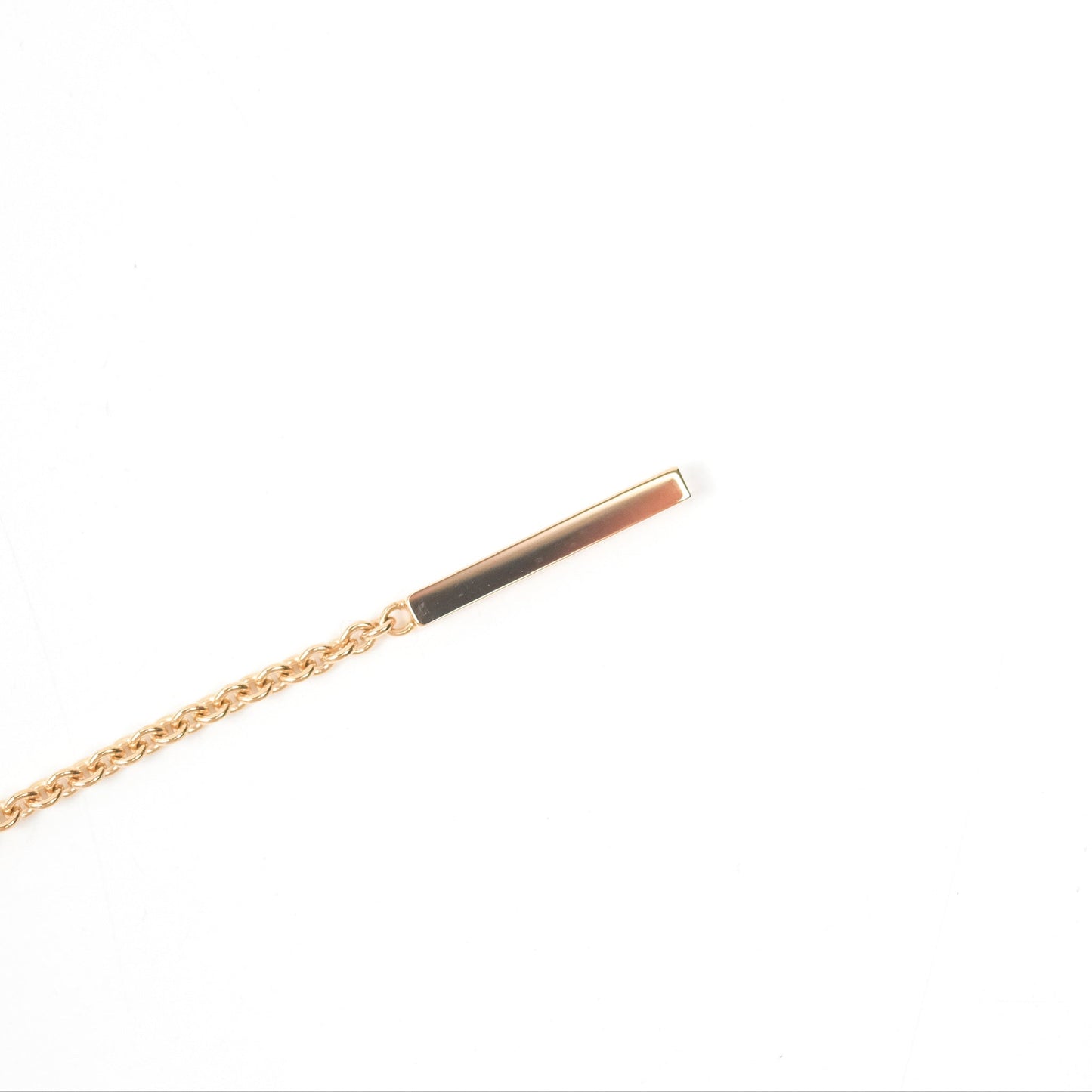 Hermès Ever Chaine D'ancre Lariat Necklace Rose Gold