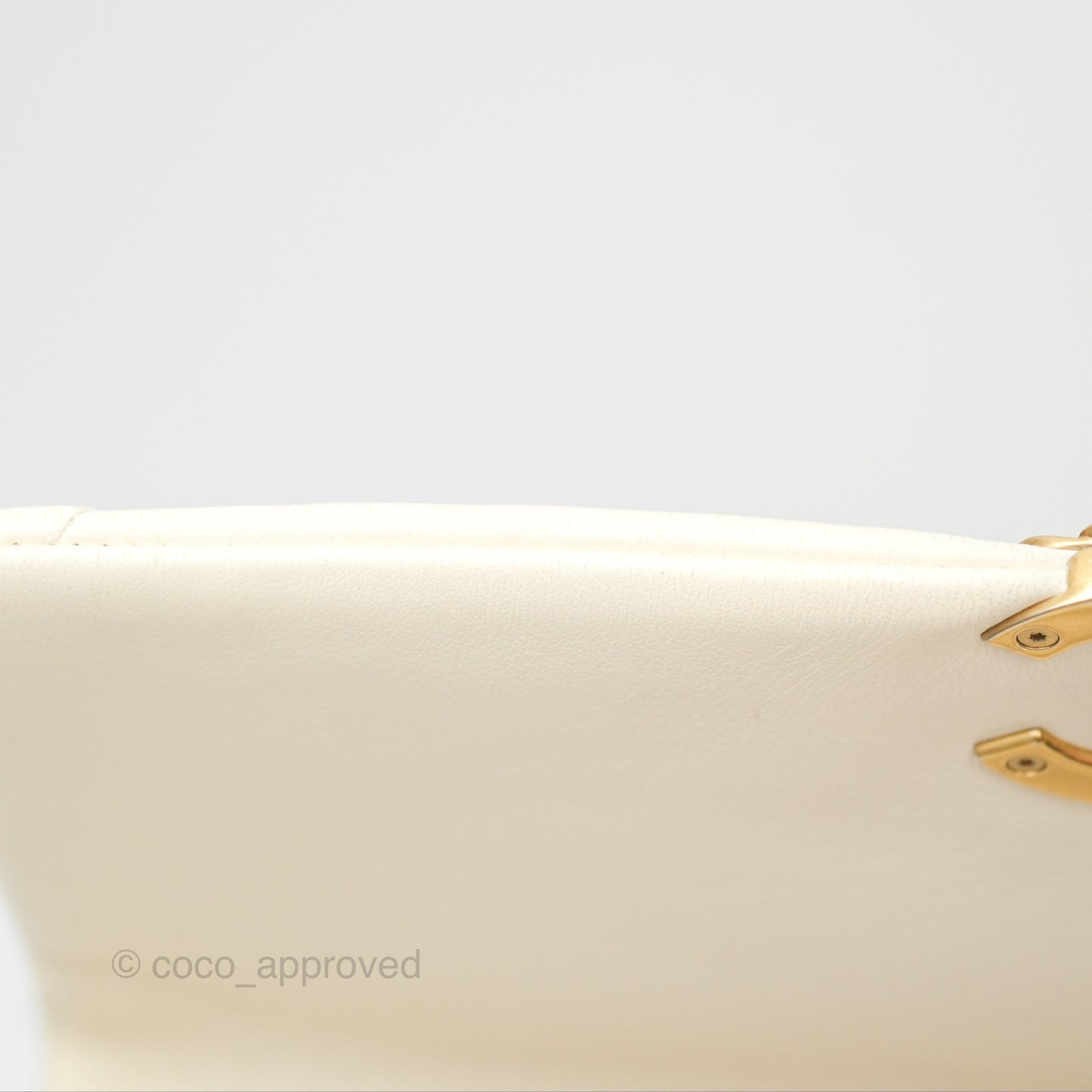 Chanel 19 Small Ivory Cream Mixed Hardware