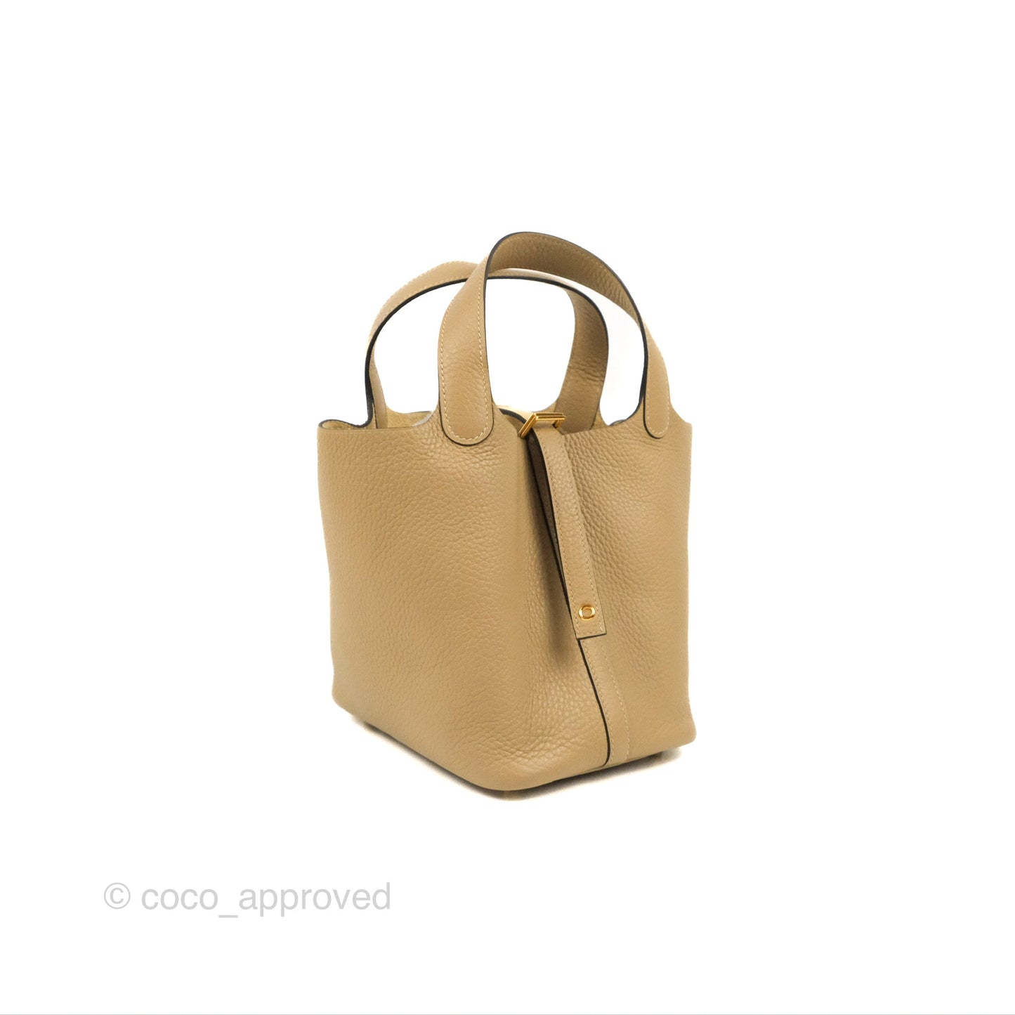 Hermès Picotin Lock 18 Trench Taurillon Clemence Gold Hardware