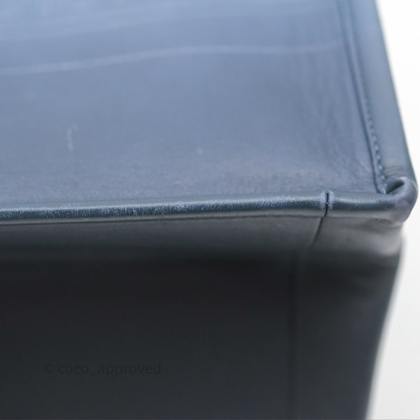 Christian Dior Medium Book Tote Blue Calfskin