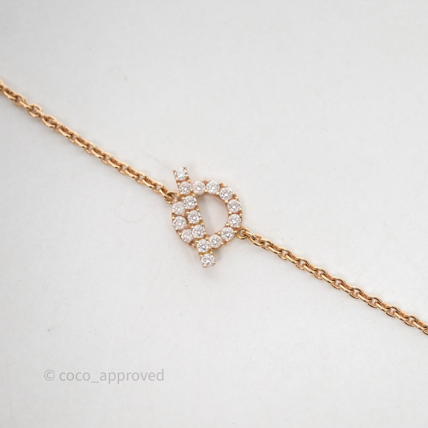 Hermès Finesse Bracelet 18K Rose Gold
