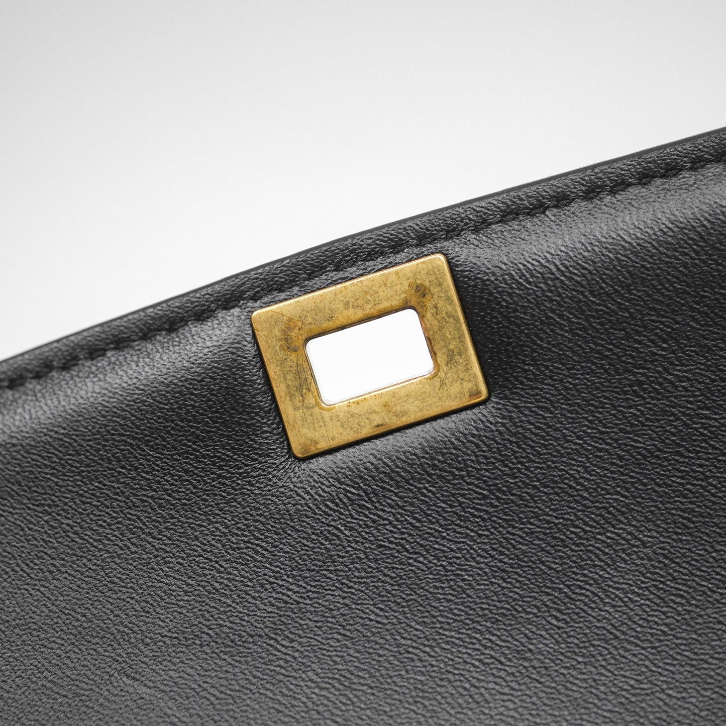 Celine Teen Classic Box Flap Black Calfskin