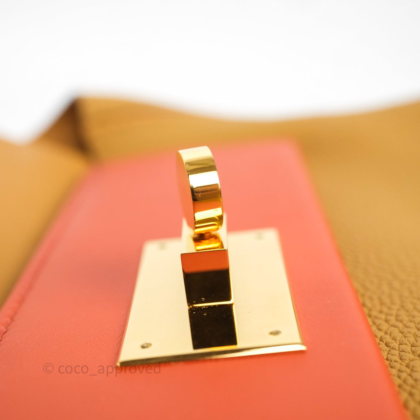 Hermès 24/24 29 Sesame 2S/ Terre Battue R1 Clemence/ Swift Gold Hardware