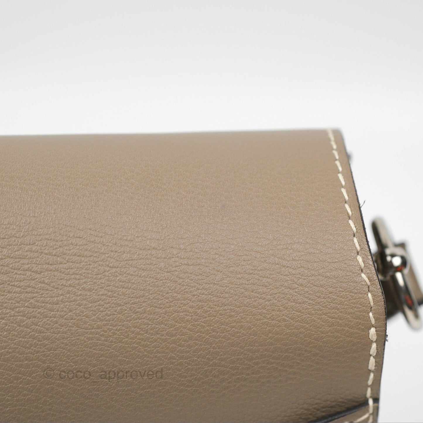 Hermès Roulis 23 Etoupe Evercolor Palladium Hardware