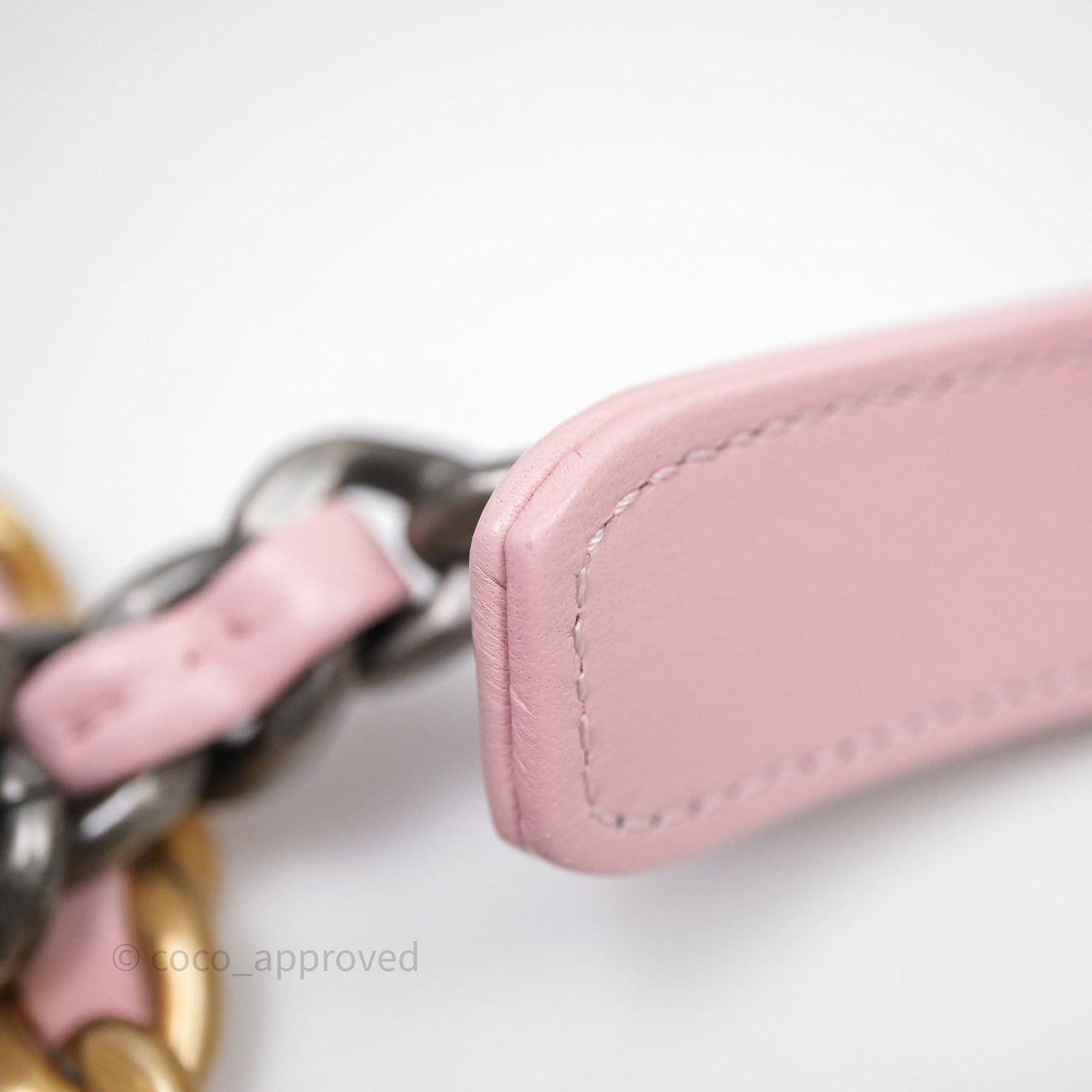 Chanel 19 Small Pink Lambskin Mixed Hardware