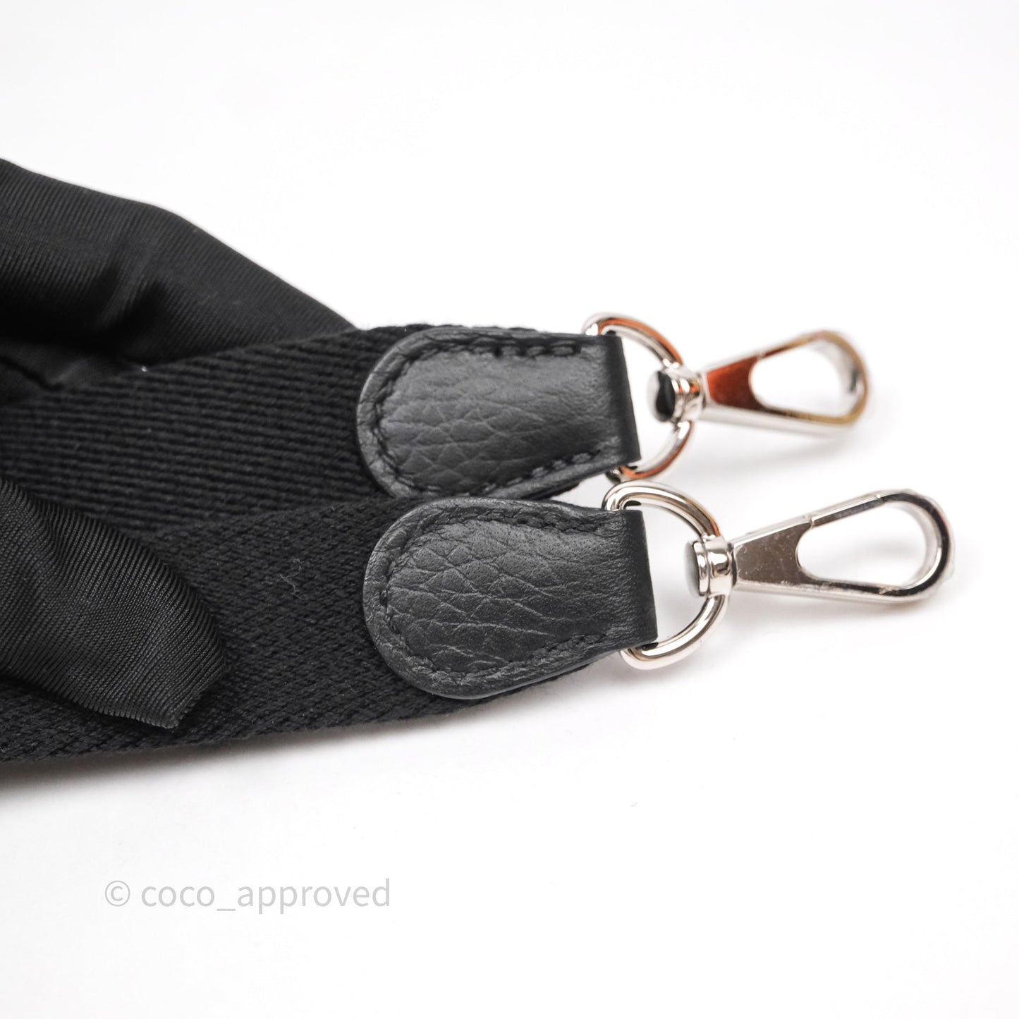 Hermès Mini Evelyne 16 Noir 89 Clemence Palladium Hardware
