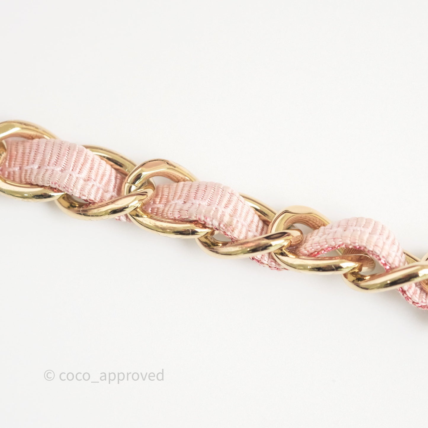 Chanel Medium Deauville Pink Glitter Raffia Gold Hardware