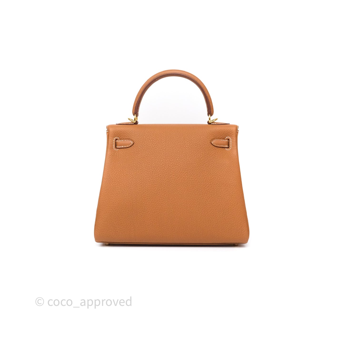Hermès Kelly Retourne 25 Gold Togo Gold Hardware