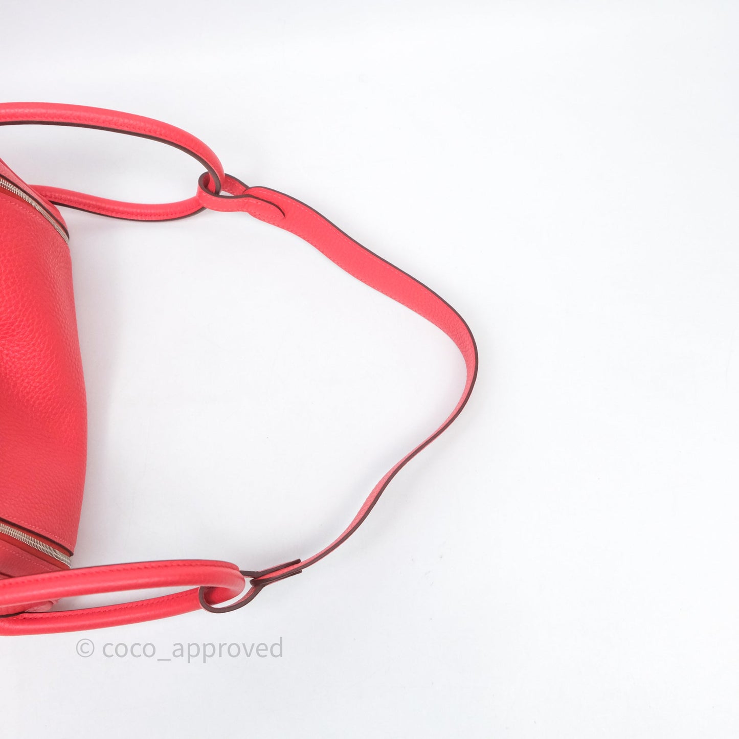 Hermes Lindy 26 Clemence Rouge Palladium Hardware
