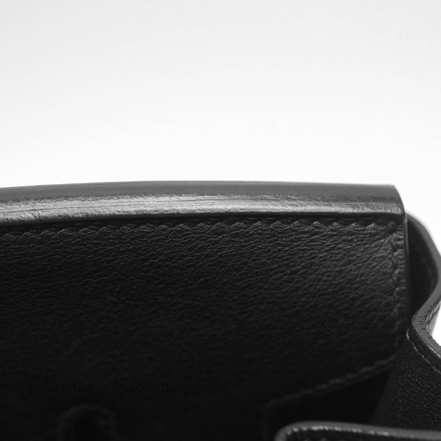 Hermès Birkin 30 Noir 89 Evergrain Palladium Hardware