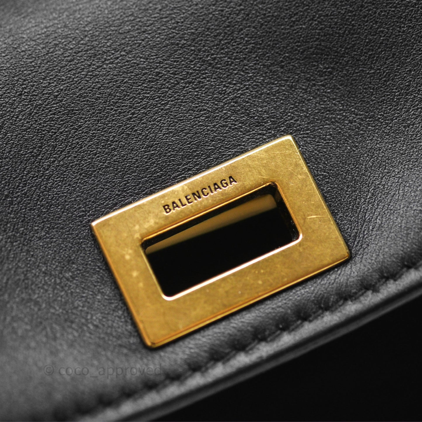 Balenciaga Rodeo Mini in Black Smooth Calfskin Gold Hardware